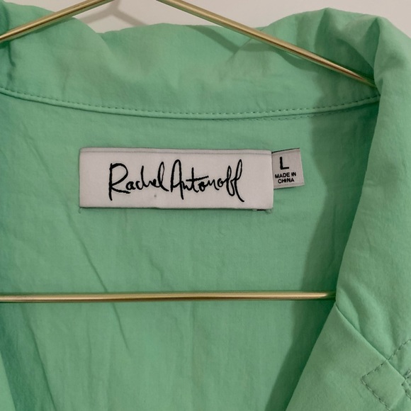 NEW Rachel Antonoff Mint Green Jumpsuit Sz L - Picture 5 of 5